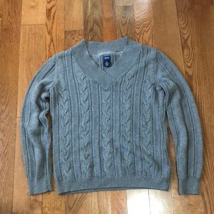 Cable Knit Sweater Grey IZOD 🔥 Like New 🔥